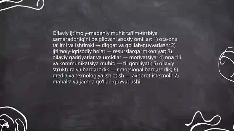 Ta'lim tarbiya jarayonidagi ijtimoiy pedagogik dolzarb muammolar 3