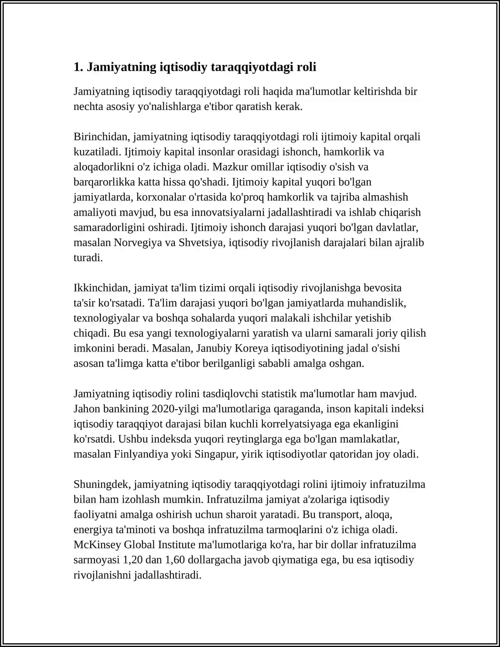 JAMIYAT VA IQTISODIYOD. JAMIYAT VA DAVLAT. JAMIYAT VA SIYOSAT 3