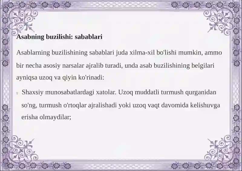 ASAB TIZIMINING (MIOPATIYALAR) NASLIY KASALLIKLARIDAVOLASH 3