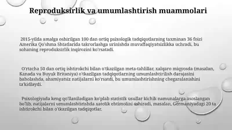 Psixologiyaning fan sifatidagi inqirozi 3