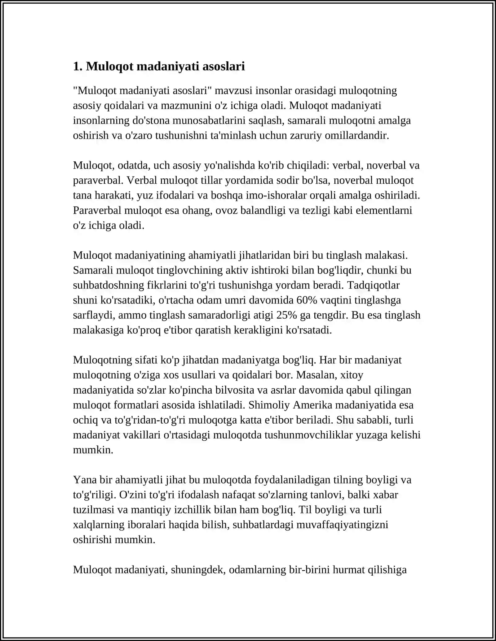 BO'LAJAK MUTAHASISLARNING MULOQOT MADANIYATINI SHAKILLANTIRISH YO'LLARI 3