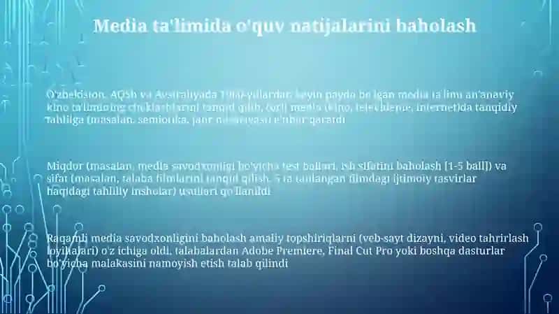 Media Savodxonligining Yuksalishi: Kino Ta'limi Uchun Asos 3