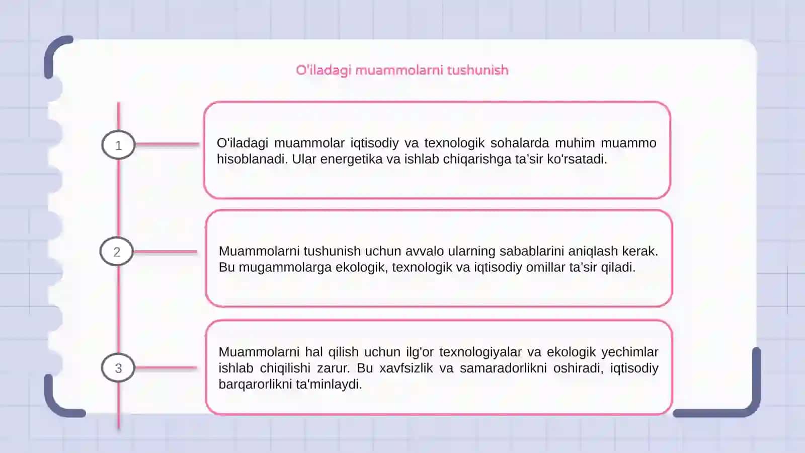Oiladagi muammolar 3