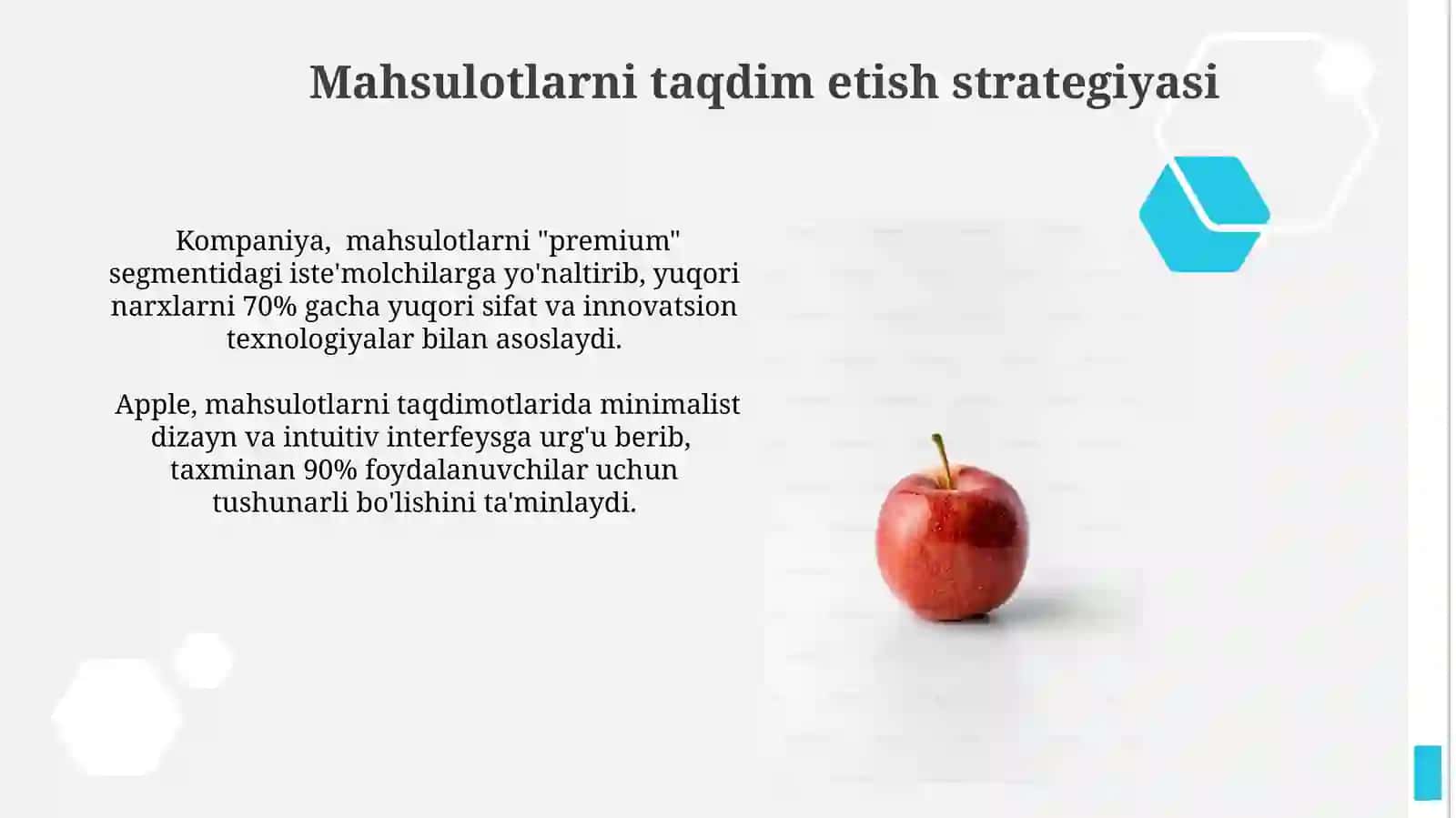 Apple kompaniyasi marketingstrategiyasi 3