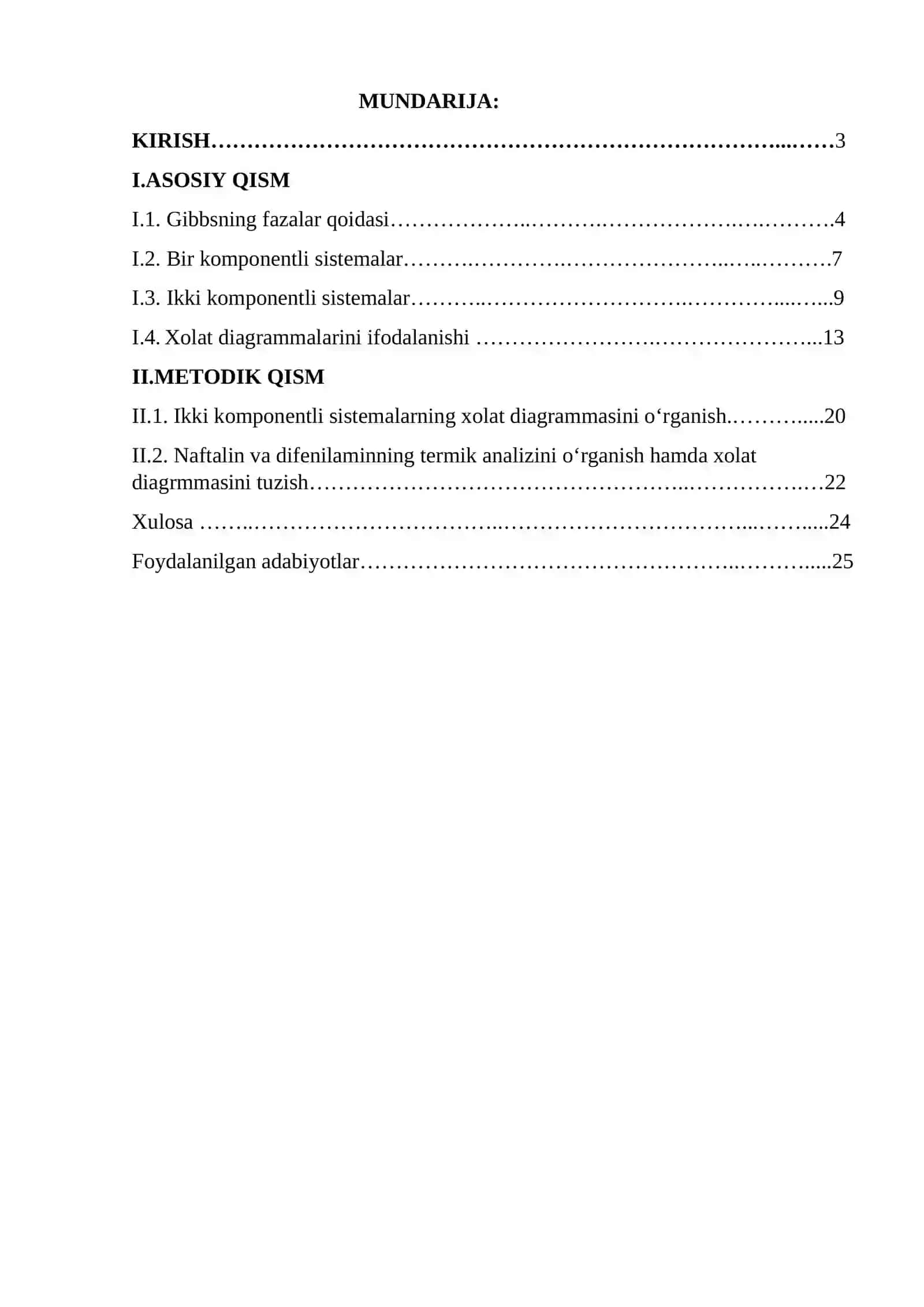 Beqaror kimyoviy moddalar hosil qiluvchi sistemalarning xolat diagrammalari 3