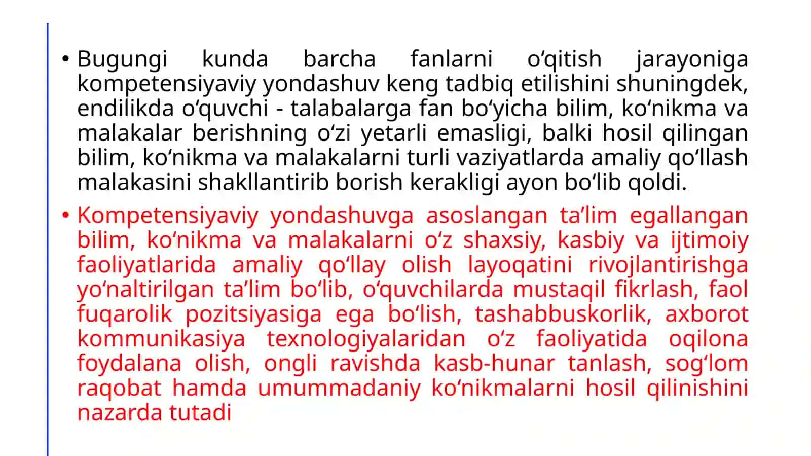 AKADEMIK KO‘NIKMALAR VA KASBIY KOMPETENTLIK FANIGA KIRISH. SHAXSIY AKADEMIK FAOLIYATNI TASHKIL ETISH 3