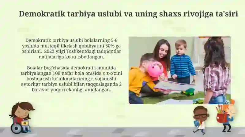 Demokratik tarbiya uslubi va uning shaxs rivojiga ta'siri 3