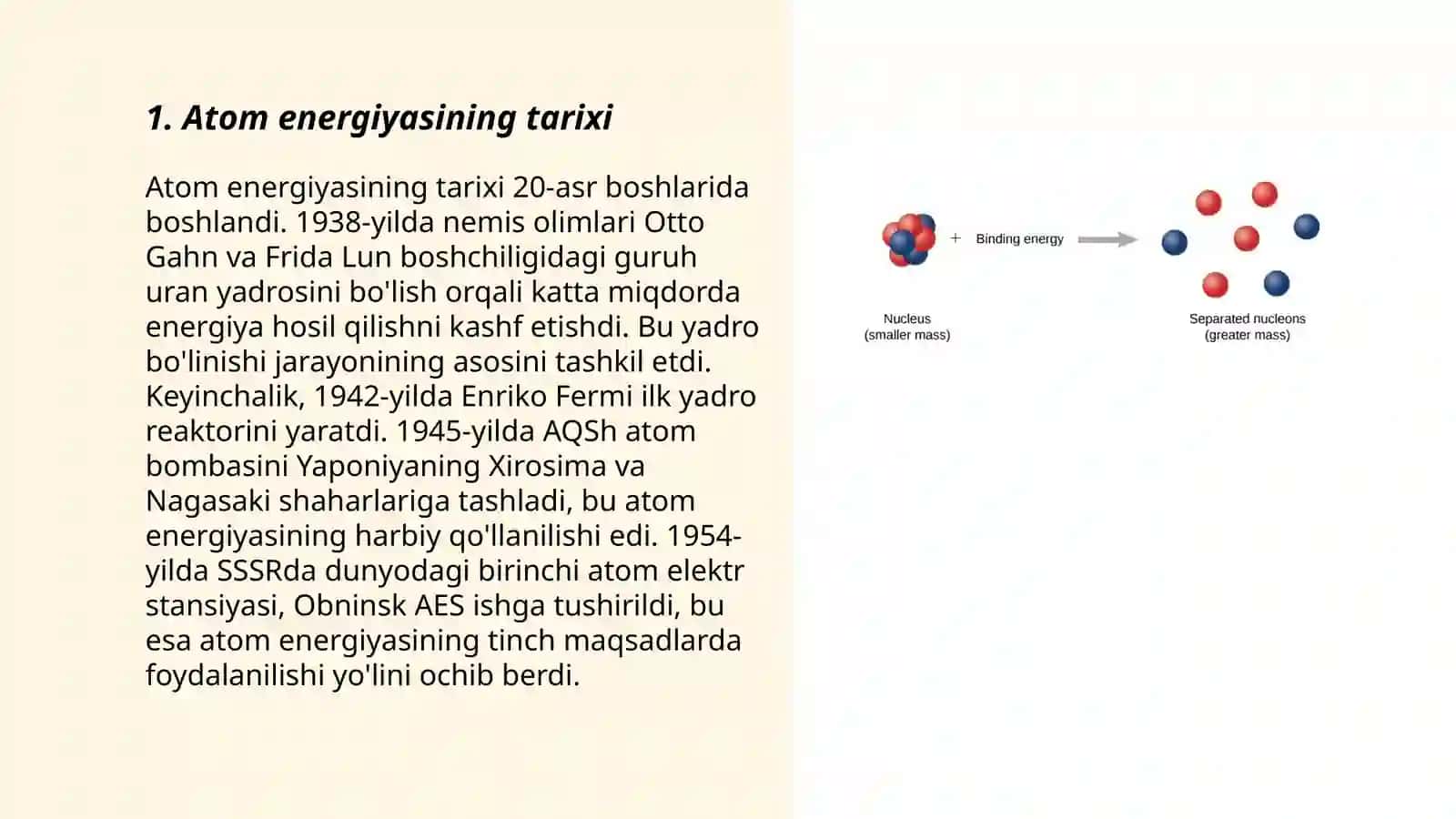 Atom energetikasi va atom energetikasi ming korxonalarini tashkil etish Umarkulov. Xasan 3