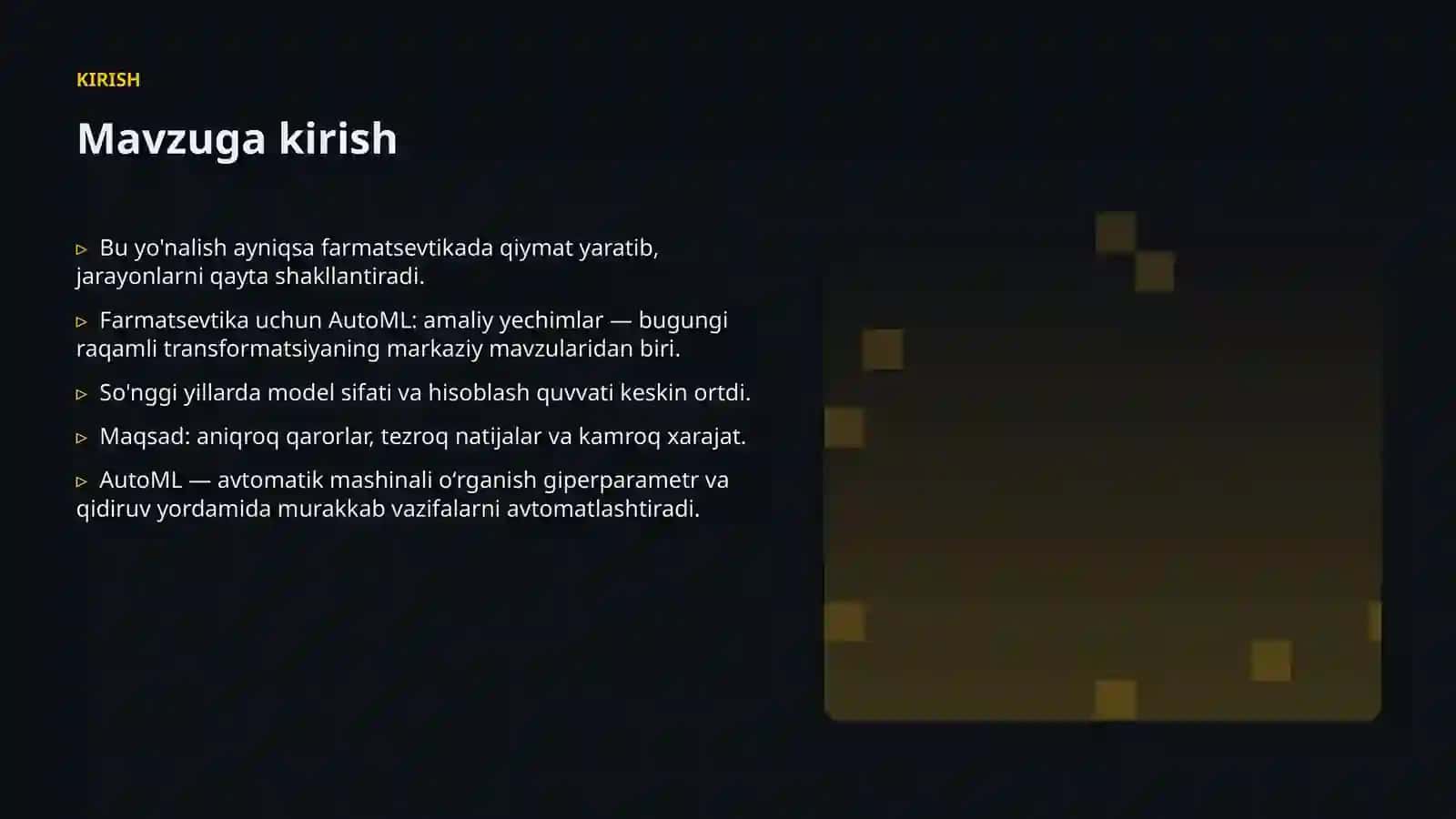 Farmatsevtika uchun AutoML: amaliy yechimlar 3
