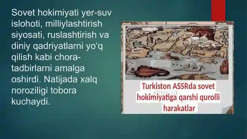 Bolsheviklar tuzumiga qarshi kurash 3