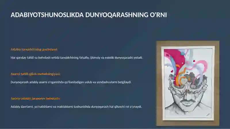 ADABIYOTSHUNOSLIKDA DUNYOQARASH, IJOD ERKINLIGI, MILLIYLIK VA UMUMINSONIYLIK 3