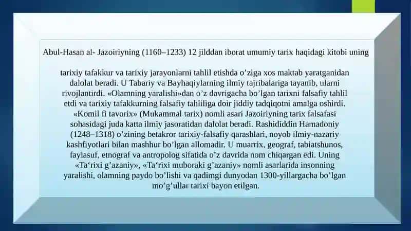 ISLOM ILOHIYOTI VA TARIX FALSAFASI 3