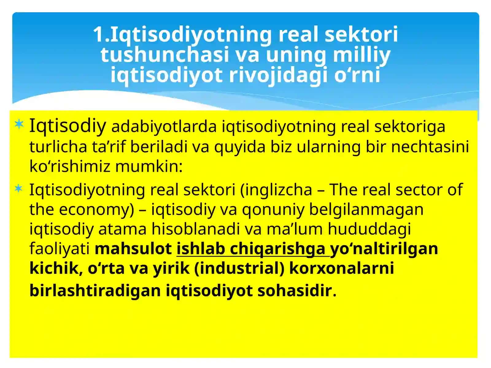 Milliy iqtisodiyotni va real sektorni rivojlantirishda xorijiy va xususiy investitsiyalarning o‘rni 3