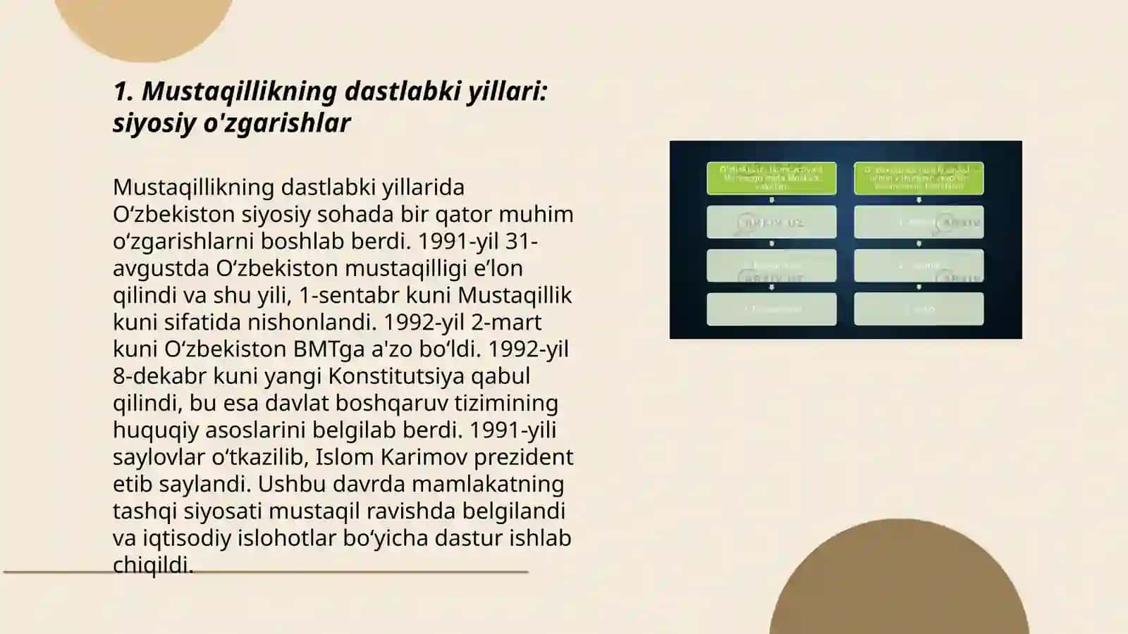 O’zbekistondagi jtimoiy-siyosiy jarayonlar 3