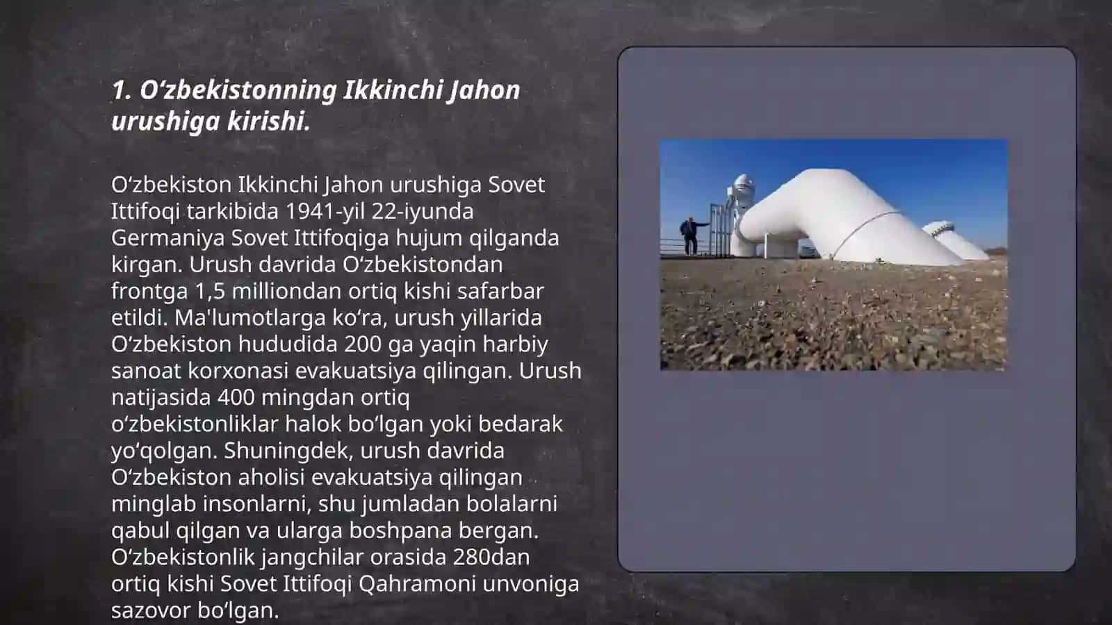 Oʻzbekistonning Ikkinchi Jahon urushiga tortilishi 3