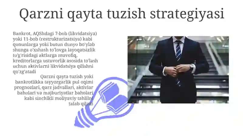 Biznesda bankrotlik va reabilitatsiya.Keys tayyorlash 3