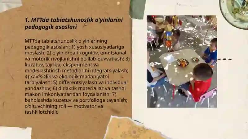 MTTda tabiyat shunoslikka oid ta'limiy õyinlarni tashkil etish 3
