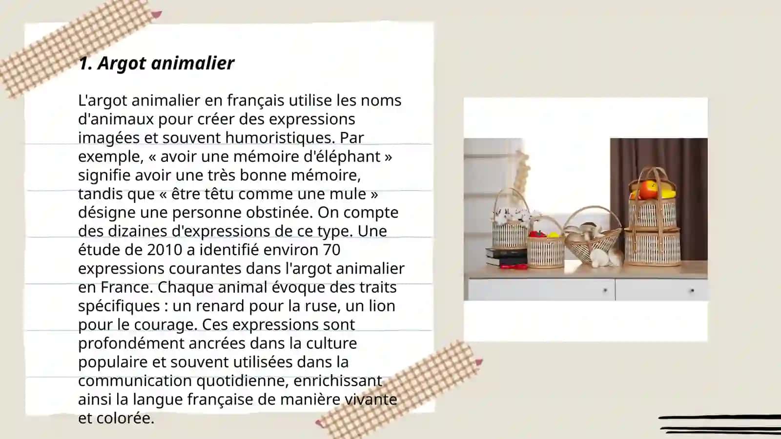 Argot animalier 3