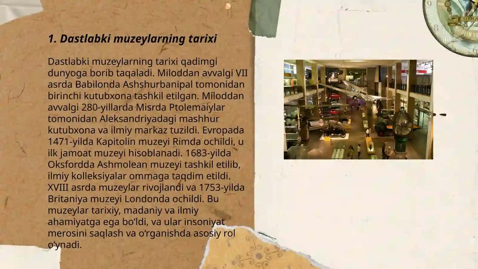 Dastlabki muzeylar 3