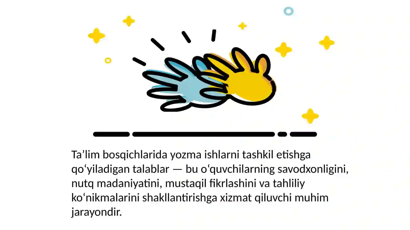 Ta'lim bosqichlarida yozma ishlarni tashkil etishga qo'yiladigan talablar tahlili 3