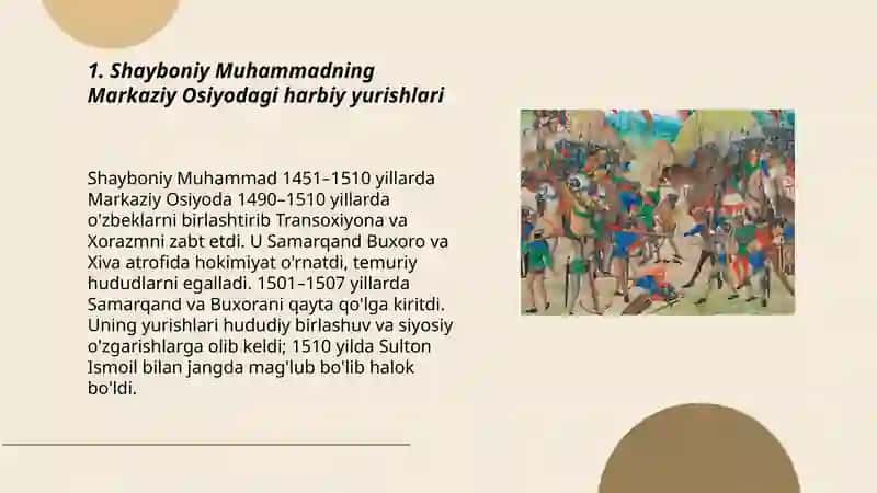 Oʻzbekiston tarixi fanidan tayyorlagan taqdimoti 3