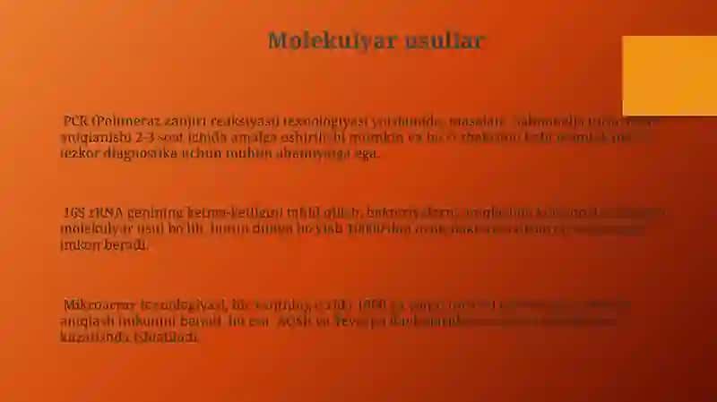 Mikroorganizmlarni Identifikatsiyasi uchun zamonaviy texnologiyalar 3