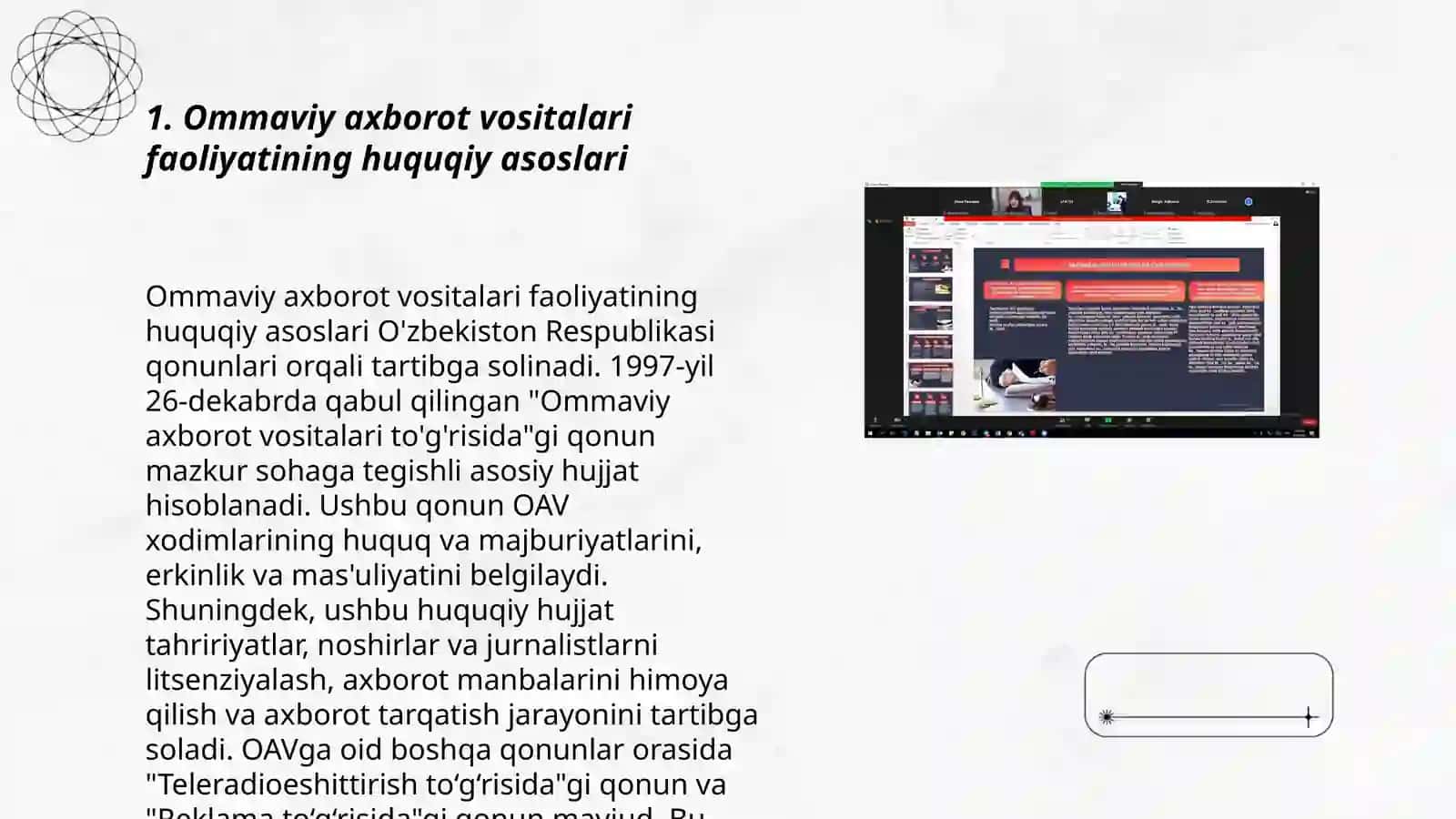 Ommavit axborot vositalari faoliyatining konstitutsiyaviy huquqiy asoslari 3