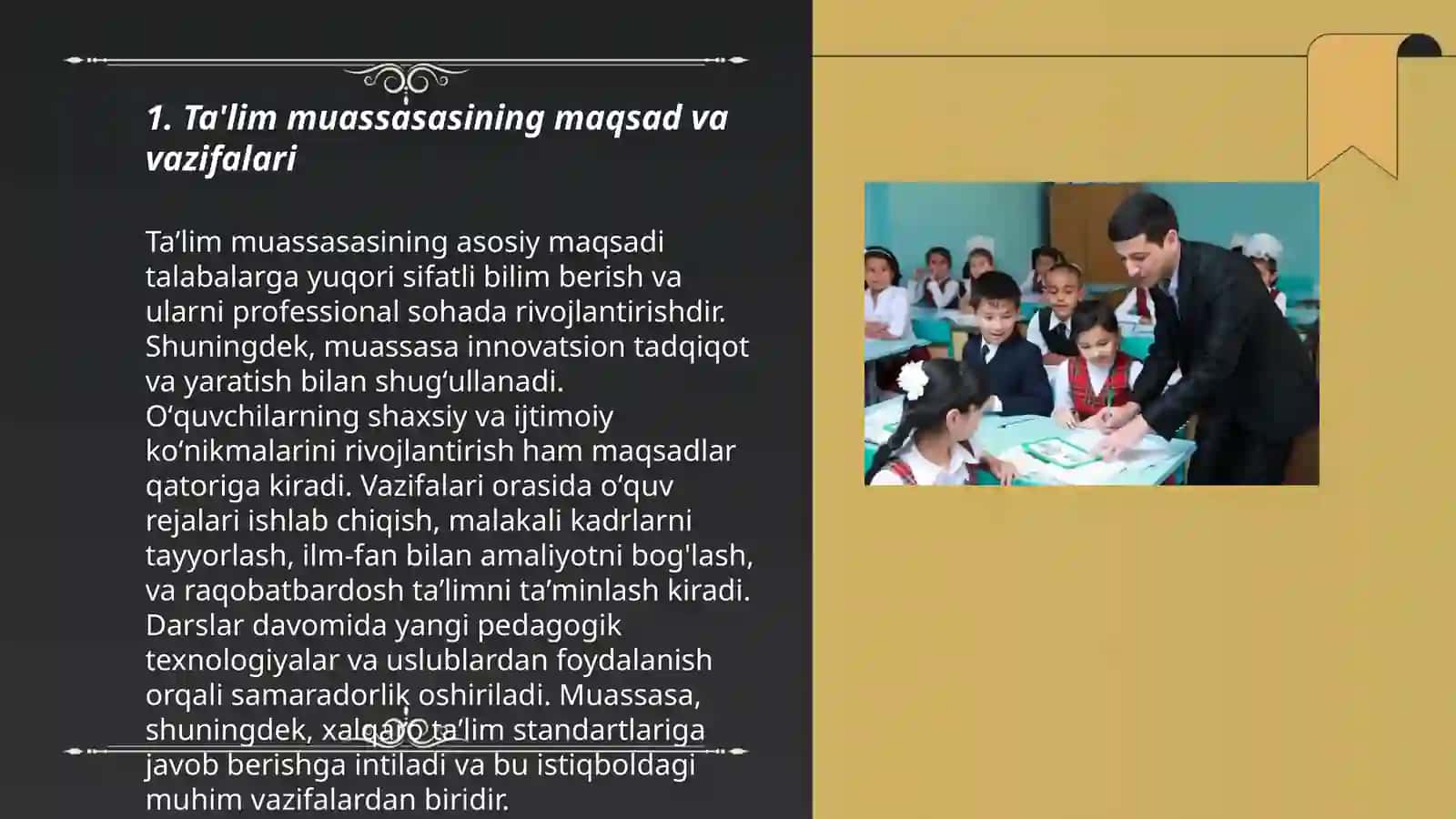 Taʼlim muassasasini boshqarish asoslari 3