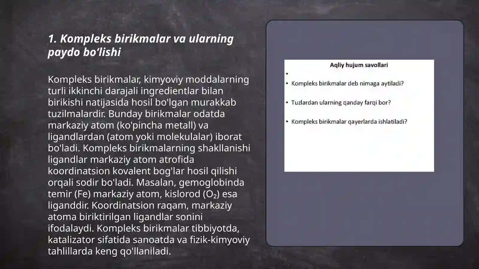Kompleks birikmalar eritmalaridagi muvozanat.Beqarorlik konstantasi 3