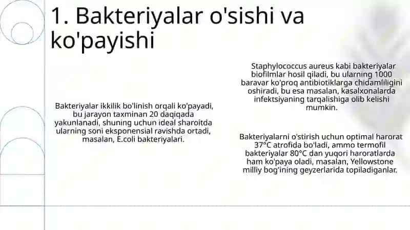 Bakteriyalar fiziologiyasi va hayot faoliyati 3