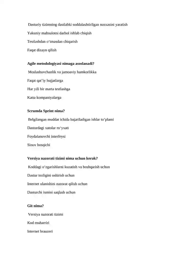 Dasturiy injiniring 3