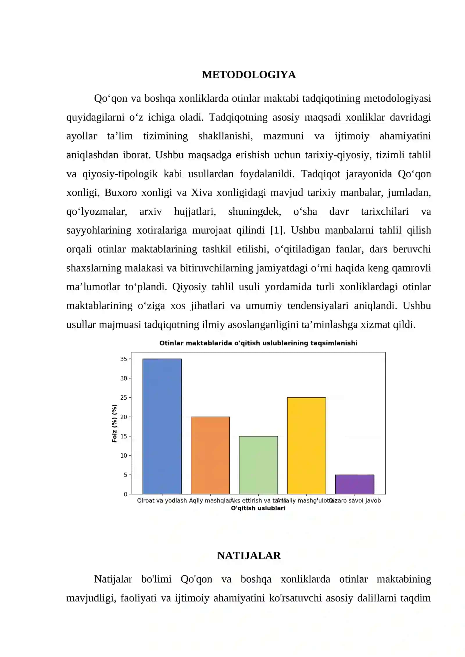 QOʻQON VA BOSHQA XONLIKLARDA OTINLAR MAKTABI 3