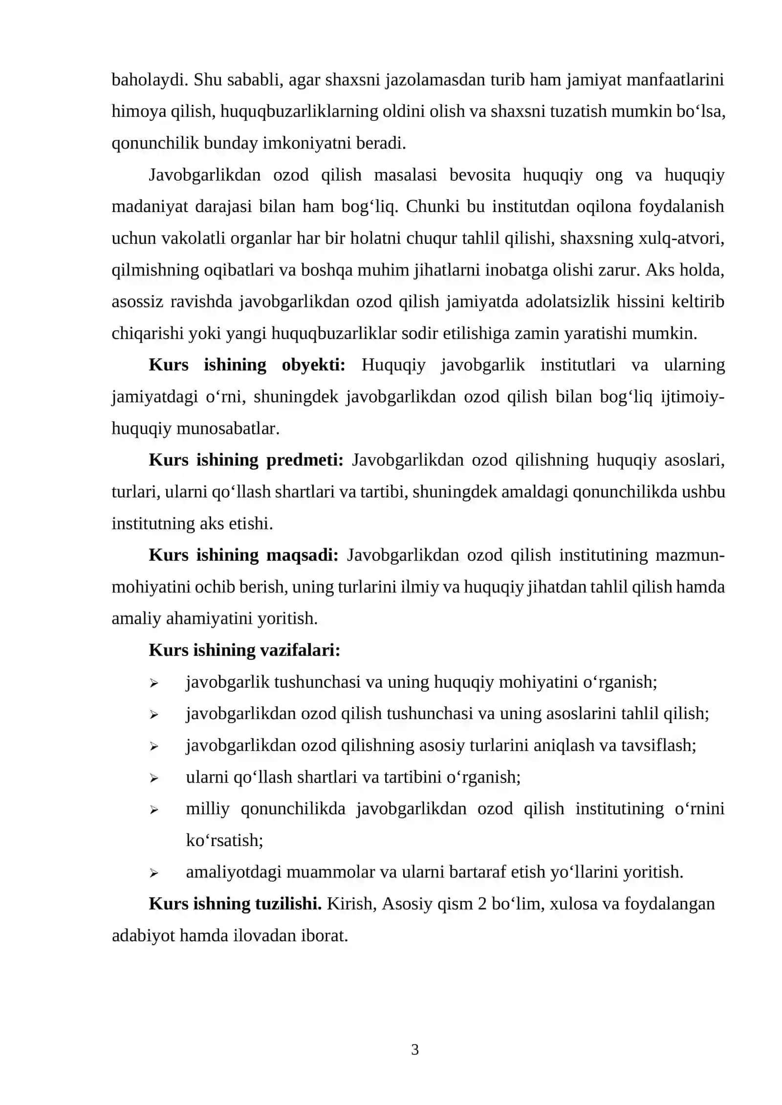 JAVOBGARLIKDAN OZOD QILISHNING TURLARI 3