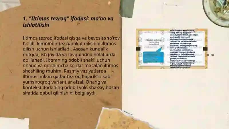 Iltimos Tezroq 3