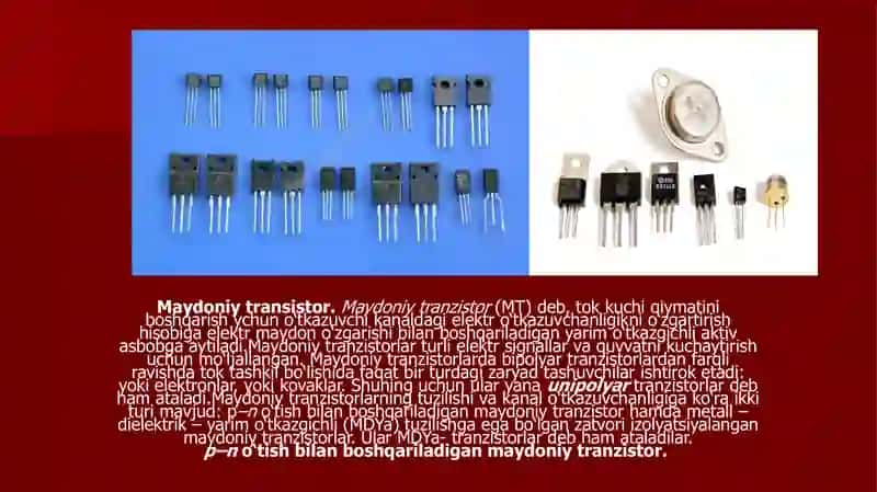 Metall dielektrik yarim’tkazgichi tranzistor 3