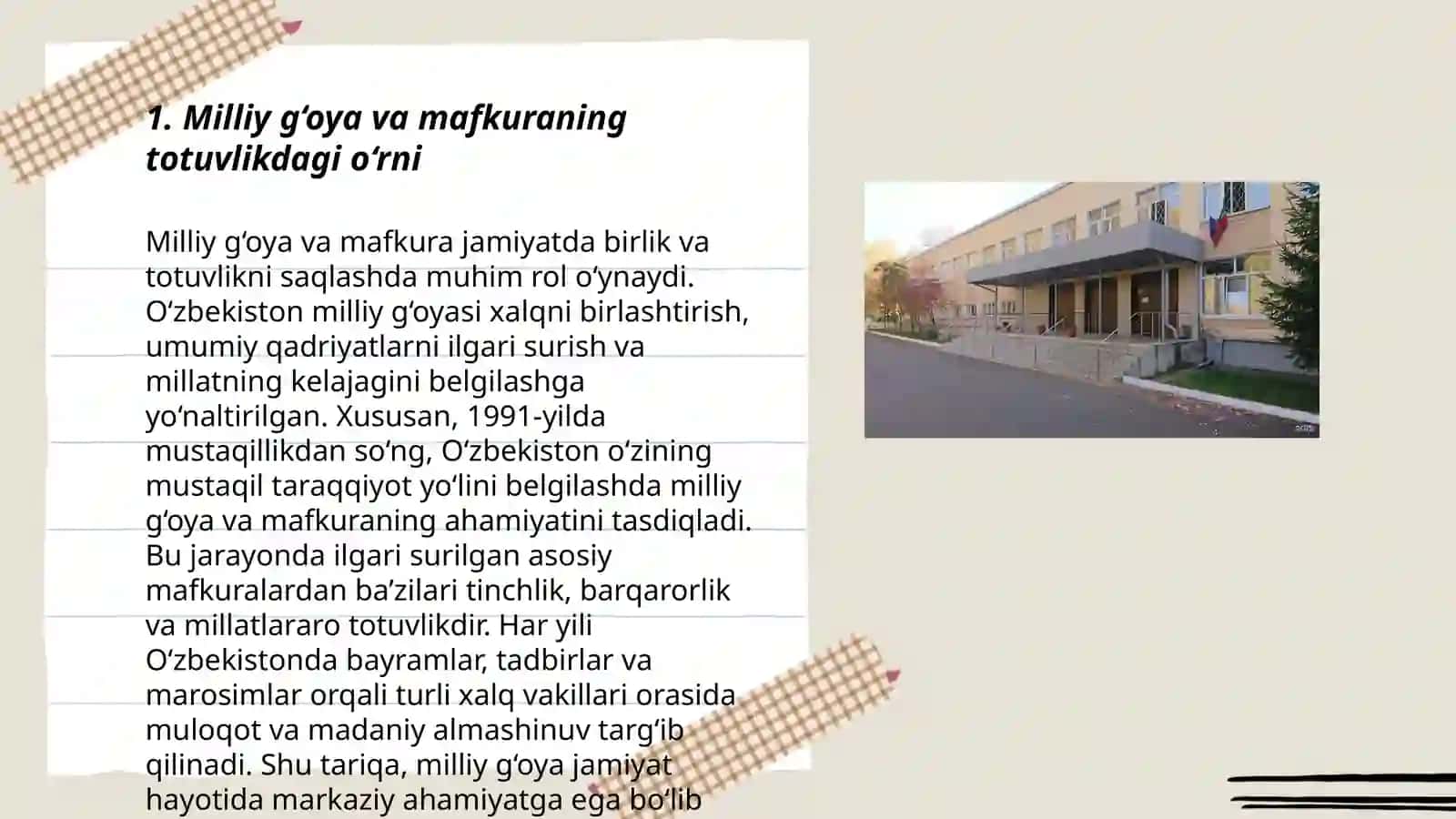 Oʻzbekistonda millatlararo va dinlararo totuvlikni taʼminlashda davlat siyosati 3