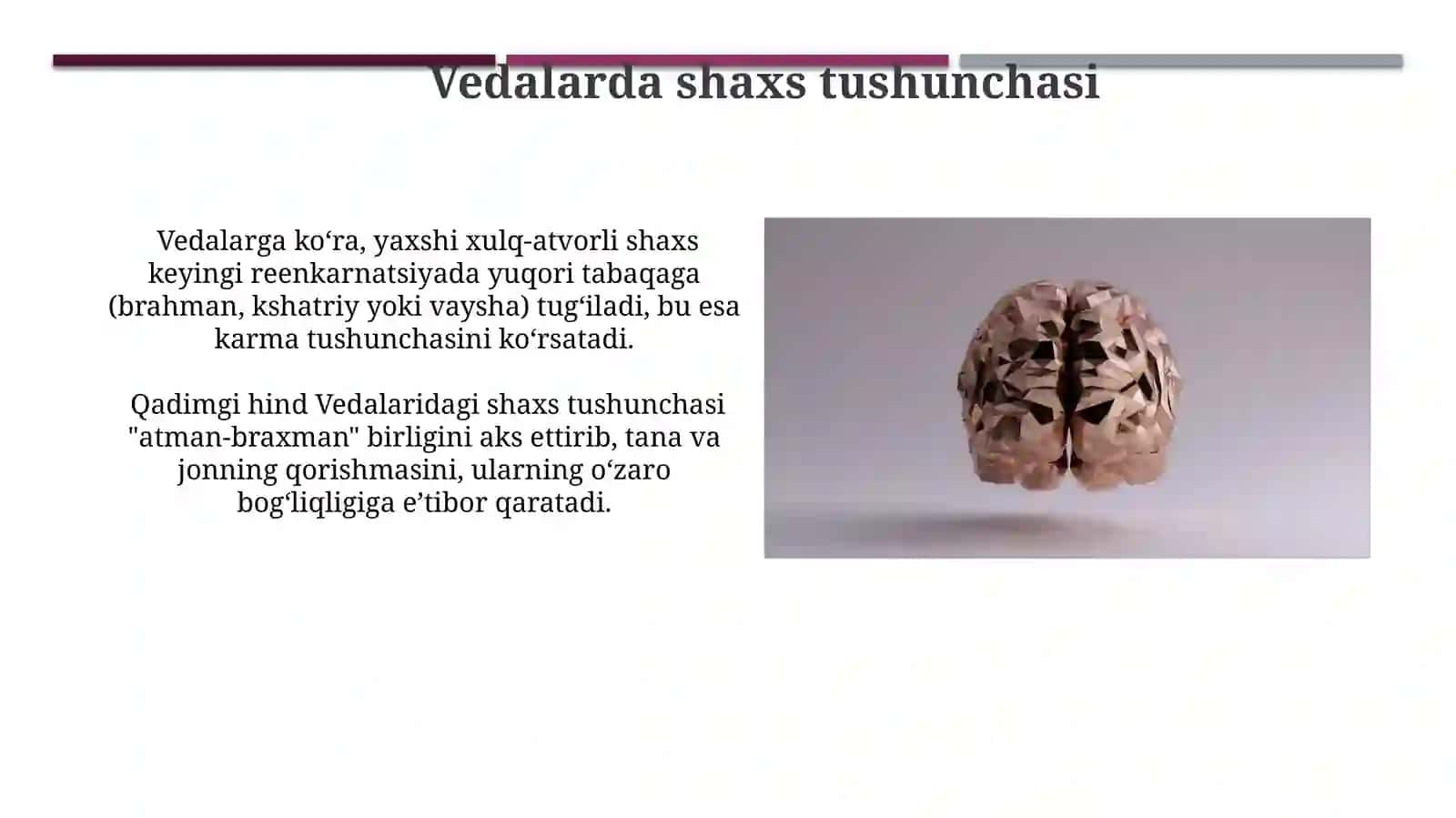 Sharq psixologiyasida shaxs muommosi 3