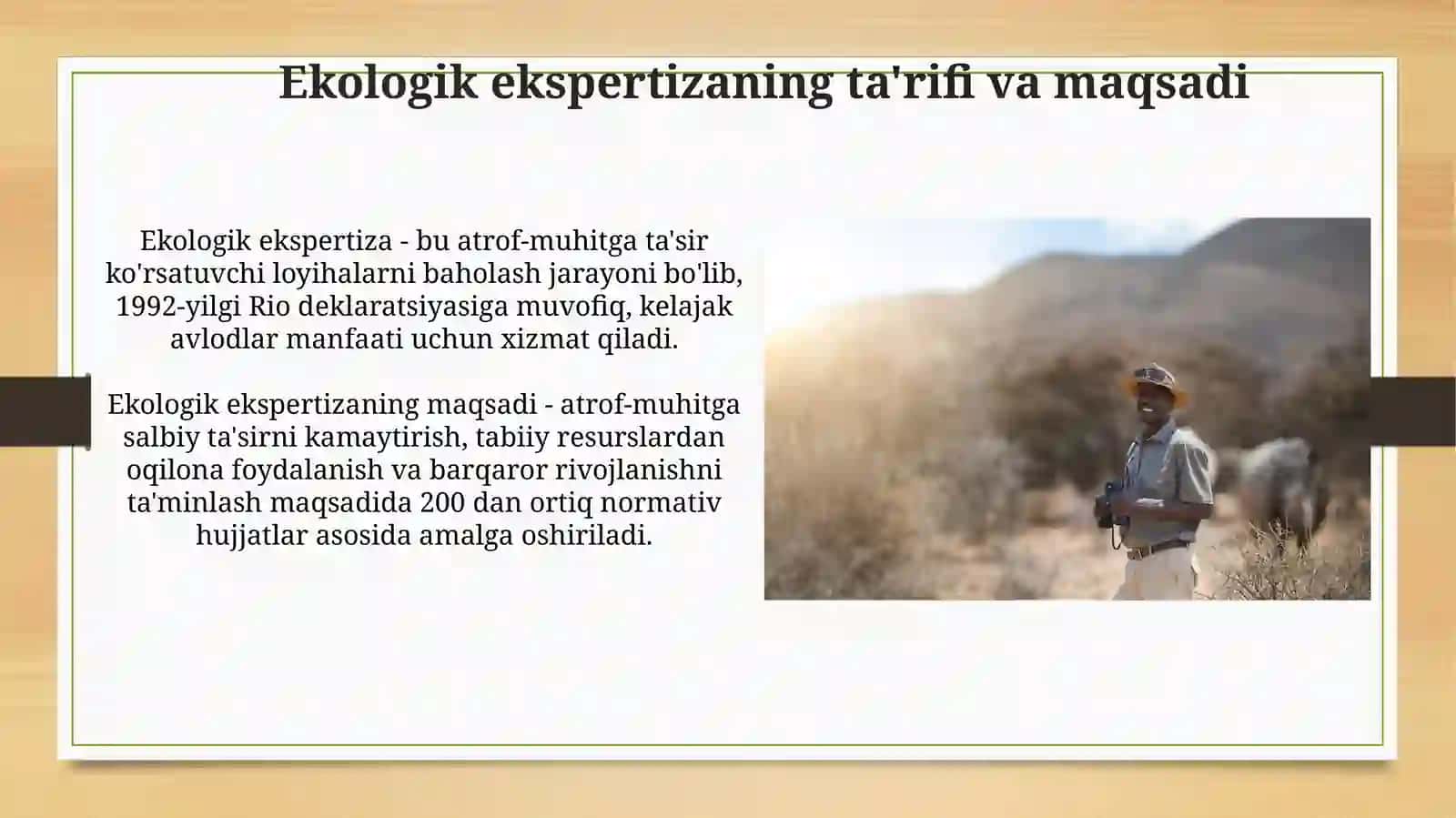 Ekologik ekspertiza 3