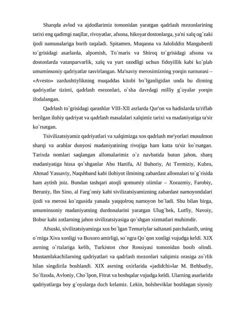 Qadriyatlar falsafasi 3