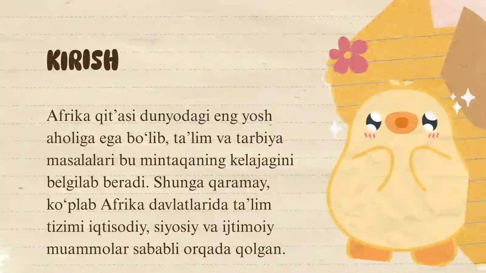 AFRIKA MAMLAKATLARIDA TALIM MUAMMOLARI VA TARBIYA JARAYONLARI 3