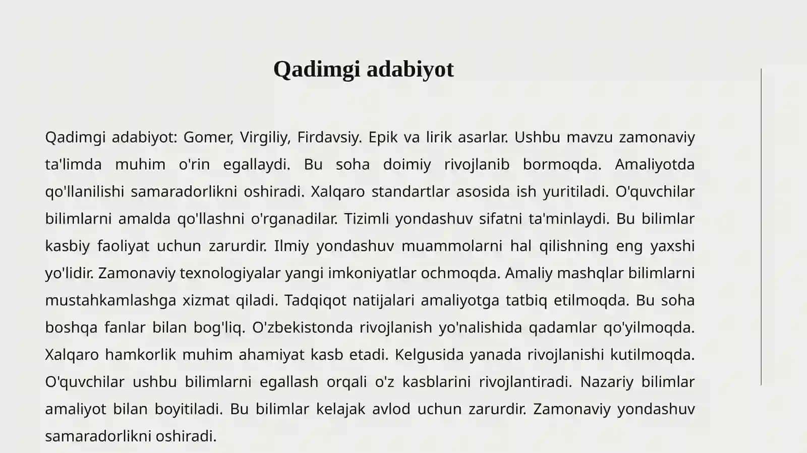 Jahon adabiyoti 3