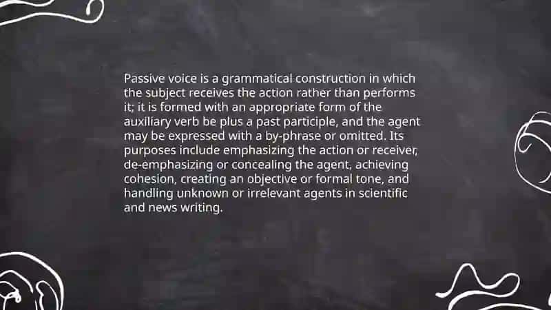 Passive voice 3