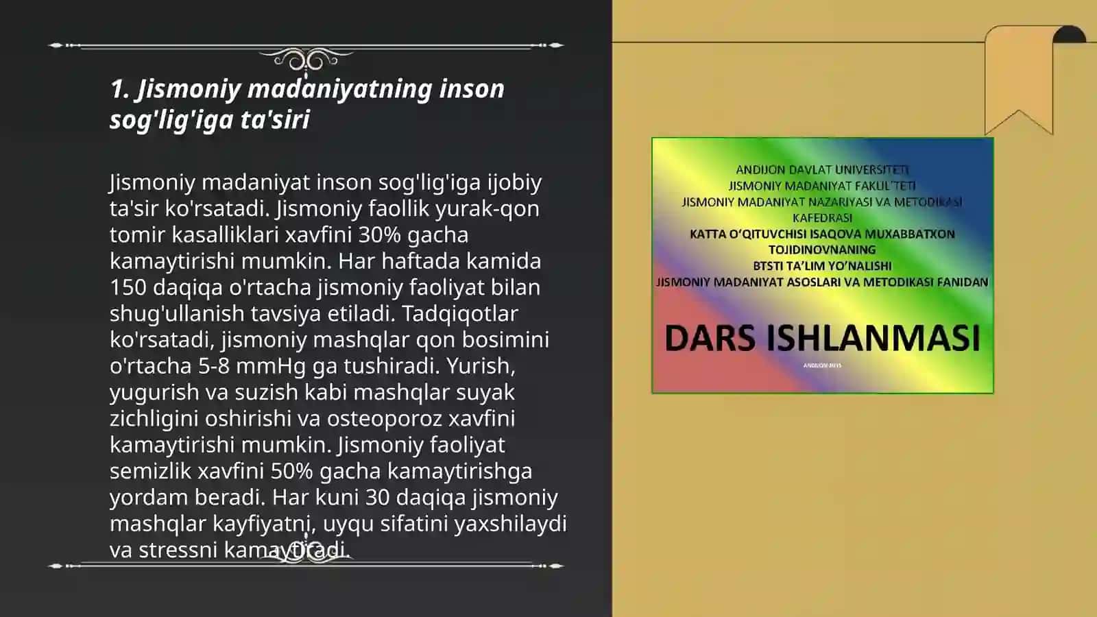 Jismoniy madaniyat jamiyatdagi vazifalari va shakllari 3