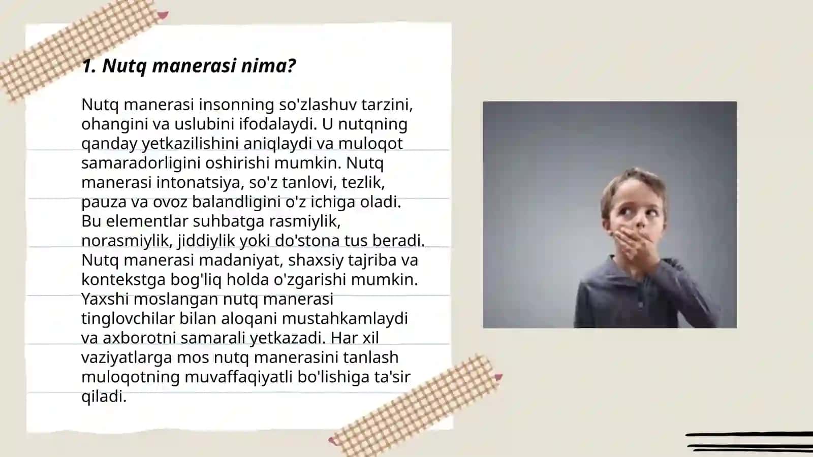 Nutq maneralarini tanlash malakasiga ega bo'lishni shakillantirish 3