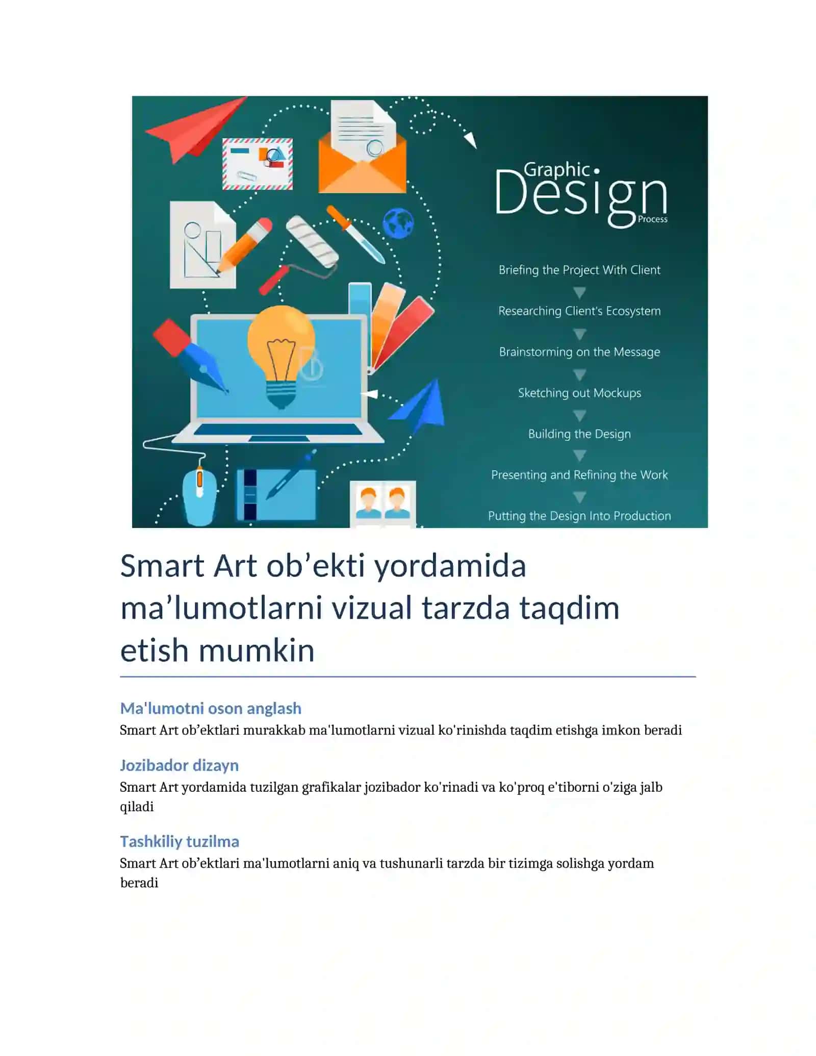 Smart Art obʼektlari 3