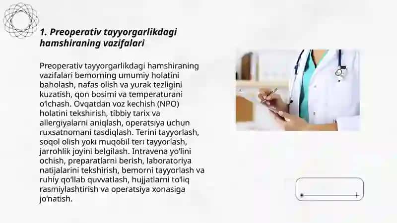 Preoperativ tayyorgarlikdagi hamshiraning vazifalari 3