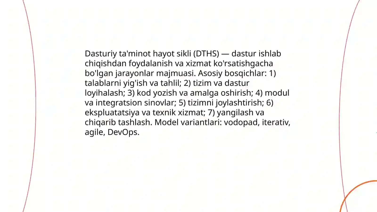 Dasturlar yaratish metodikasi 3