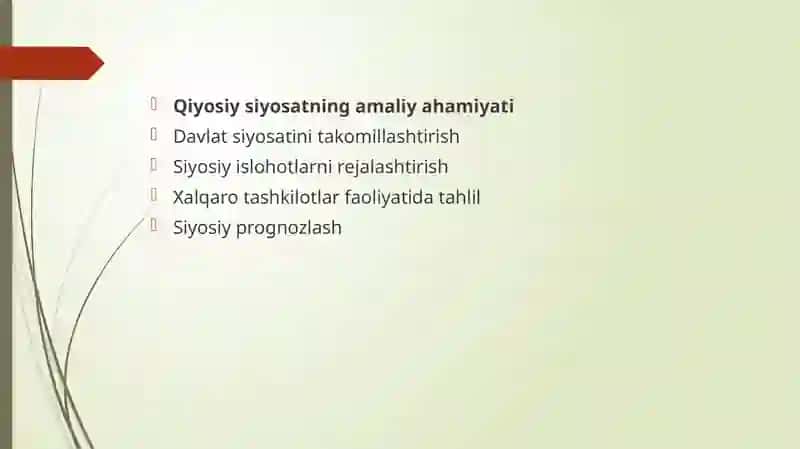 Qiyosiy siyosat (Comparative Politics) 3