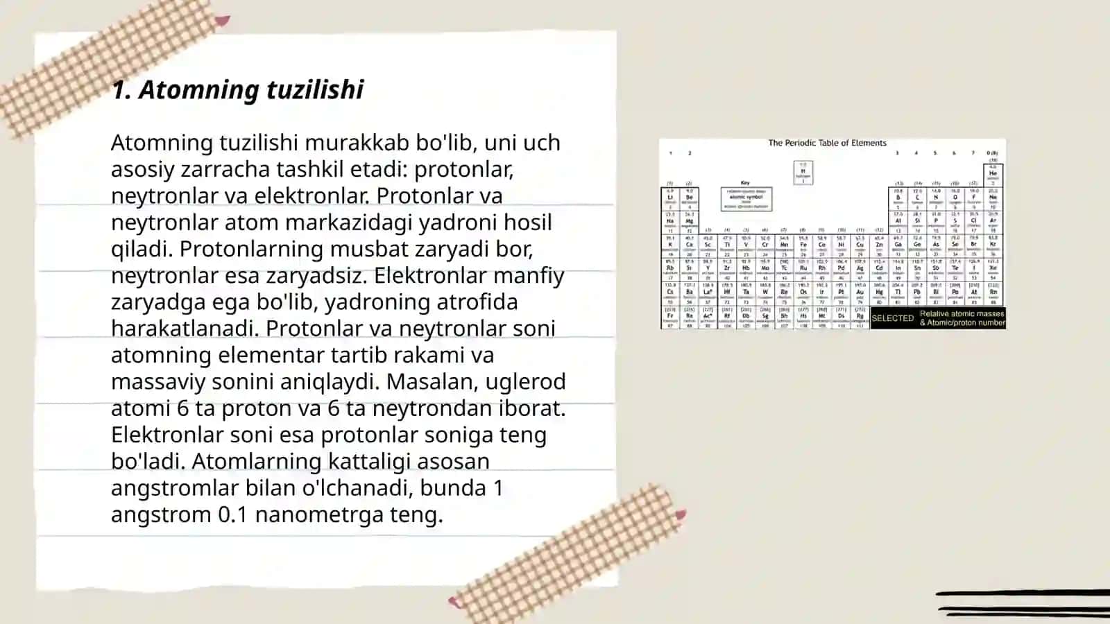 Atom tuzilishi va D.I.Mendeleyevning davriy qonuni davriy sistemasi 3