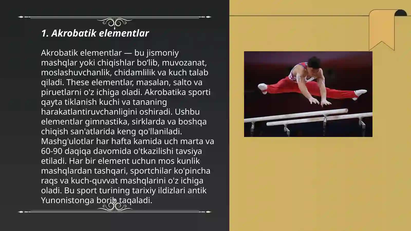 Gimnastika jihozlarida bajariladigan mashqlarning atamalari 3